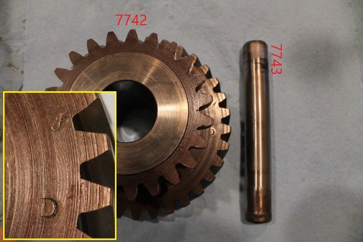 intermediate gear 7742