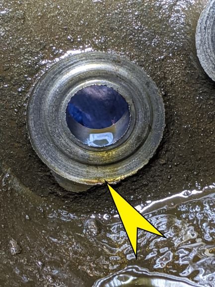 rear thrust washer surface d