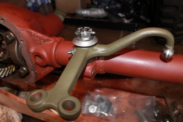 steering arm installed