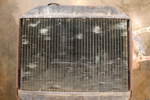 radiator before