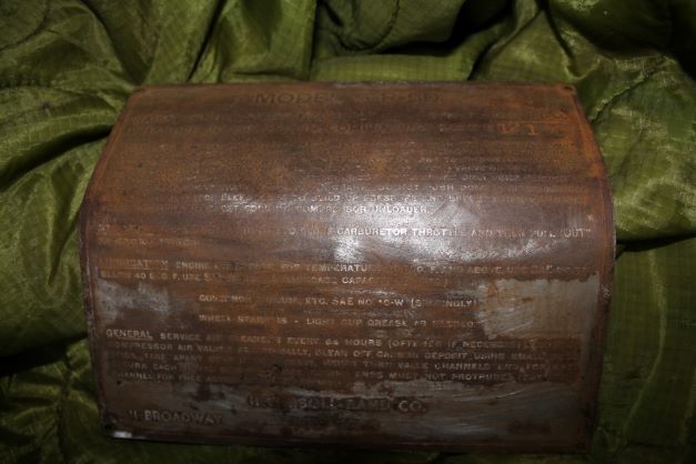 WISCONSIN data plate